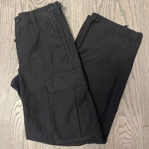Aritzia Tna Black Cargo Pants